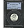 Image 1 : 1917 25C Type One MS65 Full Head PCGS. A highly lustrous and brilliant Gem that has an exquisite str