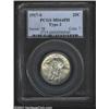 Image 1 : 1917-S 25C Type Two MS64 Full Head PCGS. A lustrous, lightly toned, and sharply struck near-Gem that