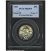 Image 1 : 1925 25C MS64 Full Head PCGS. A golden-brown near-Gem with pleasing luster and a nearly pristine obv