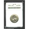 Image 1 : 1932-D 25C AU58 ANACS. Pale lilac, powder-blue, and yellow-green patina enriches the refreshingly un