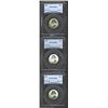 Image 1 : 1934 25C MS65 PCGS, lovely lemon and powder-blue patina, bold and beautiful; 1935 MS66 PCGS, a magni