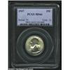 Image 1 : 1937 25C MS66 PCGS. The variegated gray-green patina is very light. A needle-sharp Gem that has impo