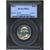 Image 1 : 1936 25C PR64 PCGS. Pleasingly mirrored surfaces shine powerfully through light, dappled, golden tin