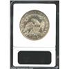 Image 2 : 1809 50C AU53 ANACS. O-102, R.1. This popular variety shows a row of segments clashmarked below the.