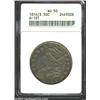 Image 1 : 1814/3 50C AU50 ANACS. O-101, R.2. Deep gray-russet toning covers each side of this well defined ove