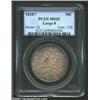 Image 3 : 1818/7 50C Large 8 MS65 PCGS. O-101, R.1. Actually, the die state is an intermediate one between O-1