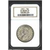 Image 1 : 1821 50C MS61 NGC. O-103, R.2. Sharply struck with dusky gray patina over each side and decent luste
