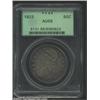 Image 1 : 1823 50C AU55 PCGS. O-104, R.3. Sharply struck with deep, slightly variegated toning. Important noti