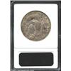 Image 2 : 1828 50C Curl 2, No Knob AU55 ANACS. O-103, R.2. Original surfaces with deeper patina around the dev