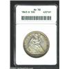 Image 1 : 1843-O 50C AU58 ANACS. Although considered one of the more available O-mint No Motto Halves, we have