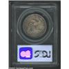 Image 2 : 1853 50C Arrows and Rays AU55 PCGS. Richly and originally toned, the otherwise lavender-gray surface