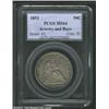 Image 3 : 1853 50C Arrows and Rays MS64 PCGS. Whereas the other Choice BU Arrows and Rays Half in this sale is