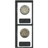Image 2 : 1856-O 50C AU50 ANACS, toned about the margins; and an 1857-O AU50 ANACS, bright surfaces with deep.