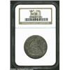 Image 3 : 1857 50C MS65 NGC. WB-101. This variety includes five distinct obverse dies, all of which display a.