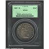 Image 1 : 1857-S 50C XF40 PCGS. A pleasing representative that has dusky lilac color and surprisingly bold det