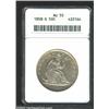 Image 1 : 1858-S 50C AU55 ANACS. A scarce issue in all grades and very rarely located any finer. This is a ple