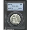 Image 1 : 1870-S 50C AU55 PCGS. A silver-gray specimen that has abundant bright luster across the margins and.