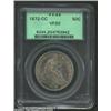 Image 1 : 1872-CC 50C VF20 PCGS. Even though 257,000 pieces were struck of this issue, it is difficult to loca