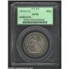 Image 1 : 1873-CC 50C Arrows XF45 PCGS. Lilac-gray in color, with traces of darker patina near Liberty's pole.