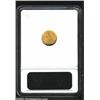 Image 2 : 1854 G$1 Type One AU55 ANACS. Bright yellow-green color. A bold example that has little if any highp