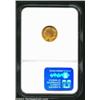 Image 4 : 1854 G$1 Type Two AU58 NGC. Well defined, the bright green-gold surfaces are well defined and there.