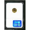 Image 4 : 1855 G$1 MS61 NGC. While most extant 1855 Gold Dollars display bothersome incompleteness of strike i