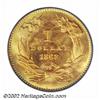 Image 2 : 1868 G$1 MS66 PCGS. This high end Gem was formerly offered as lot 6689 in our February 2002 Long Bea