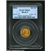 Image 3 : 1836 $2 1/2 Block 8 MS63 PCGS. Head of 1837. Breen-6144, McCloskey-C, R.3. Using gold from melted do