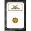 Image 3 : 1847-C $2 1/2 AU58 NGC. Winter 8-F, the only known dies. Early die state, without the reverse crack.