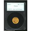 Image 1 : 1907 $2 1/2 MS64 PCGS. A lustrous honey-gold near-Gem with an excellent strike and exceptionally cle