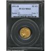 Image 3 : 1911-D $2 1/2 MS62 PCGS. The 1911-D has the lowest mintage of any 20th century Quarter Eagle with on