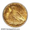 Image 2 : 1914-D $2 1/2 MS64 ICG. A bright orange-gold example of this scarcity in the Indian Quarter Eagle se