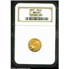 Image 1 : 1927 $2 1/2 MS63 NGC. A sharply struck coin that has rich olive-gold color. Luster rolls easily acro