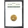Image 1 : 1927 $2 1/2 MS64 ANACS. A boldly struck and immaculately preserved near-Gem that has vibrant luster.