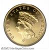 Image 1 : 1888 $3 PR66 Cameo PCGS. The 1888 is the most frequently encountered date among proof Three Dollar G
