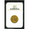 Image 3 : 1805 $5 MS61 NGC. B. 3-D, Miller-73, R.4. As is typical of many extant 1805 Half Eagles, this BU qua