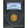 Image 1 : 1834 $5 Plain 4 XF45 PCGS. Second Head, McCloskey 2-B, R.3. The surfaces have wispy slide marks, but