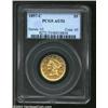 Image 3 : 1857-C $5 AU53 PCGS. A bright example with abundant luster and a few unimportant contact marks. A sm