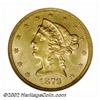 Image 1 : 1879 $5 MS64 NGC. The 1879 is a surprisingly scarce issue in Mint State, even though more than 300,0
