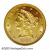 Image 1 : 1881/0 $5 MS62 NGC. Ex: Ted Clark. FS-005. Formerly offered as lot 7031 in our April Central States.