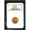 Image 1 : 1887-S $5 MS64 NGC. Well struck aside from the arrow feathers and the left side stars. An exquisitel