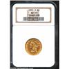 Image 1 : 1895-S $5 AU58 NGC. Sharply struck with nicely lustrous surfaces. A very scarce issue in AU and Mint