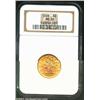 Image 3 : 1899 $5 MS65 NGC. With richly colored, reddish-gold surfaces and powerfully impressed devices, this.