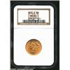 Image 1 : 1905-S $5 MS62 NGC. Fully struck with bright reddish tinted satiny luster. Surprisingly scarce in mi
