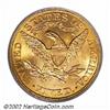 Image 2 : 1906 $5 MS65 PCGS. From an original mintage of 348,820 pieces comes this conditionally scarce, Gem q