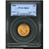 Image 3 : 1906 $5 MS65 PCGS. From an original mintage of 348,820 pieces comes this conditionally scarce, Gem q