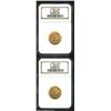 Image 1 : 1906-D $5 AU58 NGC, nicely struck and surprisingly unabraded with extensive mint luster; and a 1907-