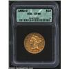 Image 1 : 1882-O $10 XF40 ICG. A bright coin that has abundant peripheral luster and only light wear on the de