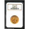 Image 1 : 1907-S $10 MS62 NGC. A scarce S-mint Eagle and the final year of issue for this design. The surfaces
