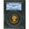 Image 3 : 1866 $10 Motto PR63 Deep Cameo PCGS. First year of issue for the With Motto design and of added sign